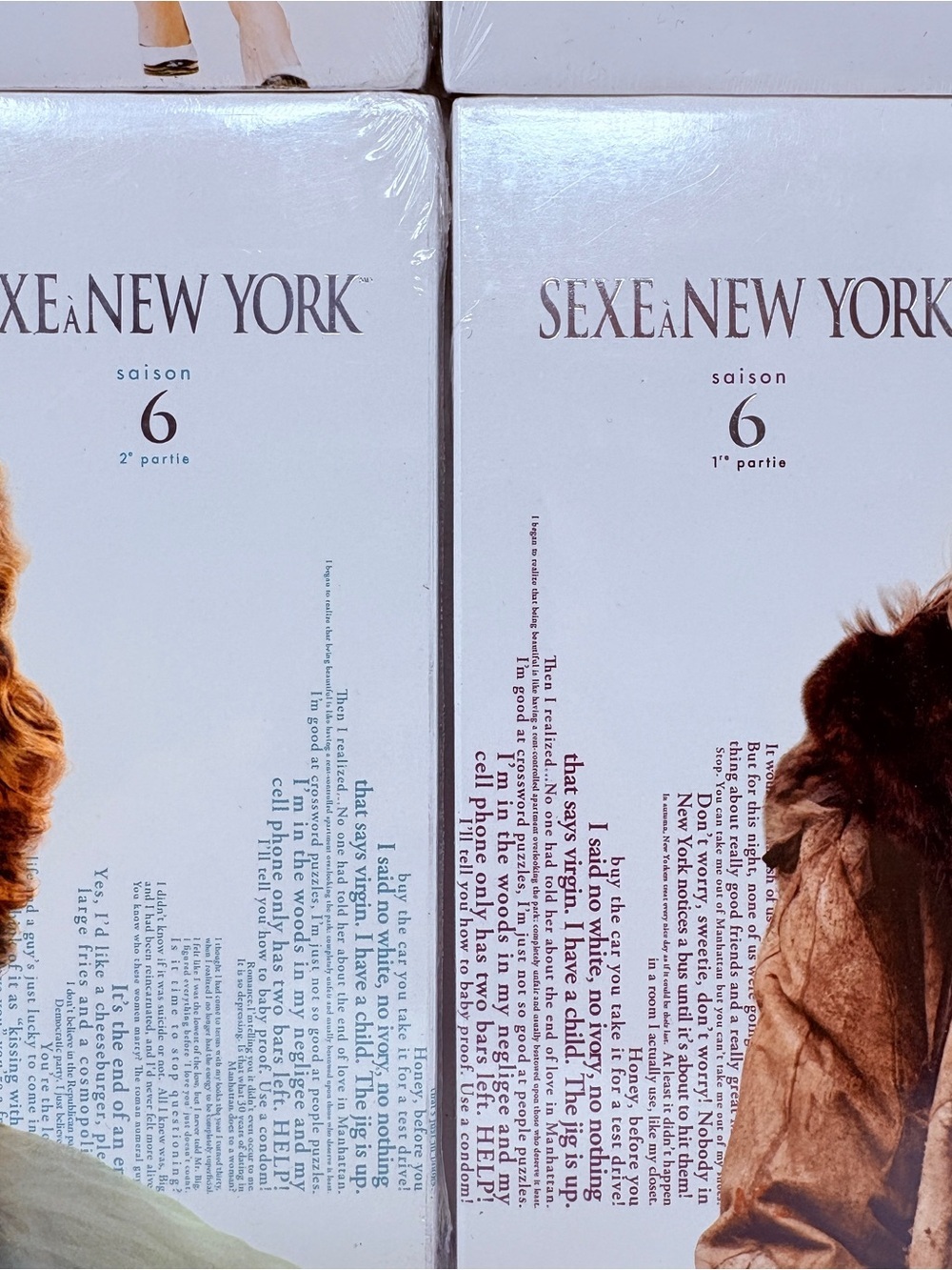 Sex and the City DVD Box Set Season 4-6 Covers - White, Pink, Brown - Picture 2 of 6